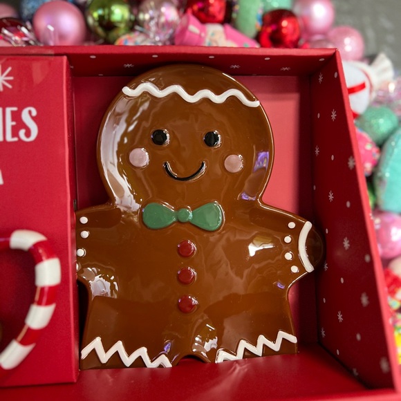 ✨NEW🍪LANG Gingerbread Plate and Mug Set for Milk and Cookies for Santa🎅🏽 - Picture 4 of 7